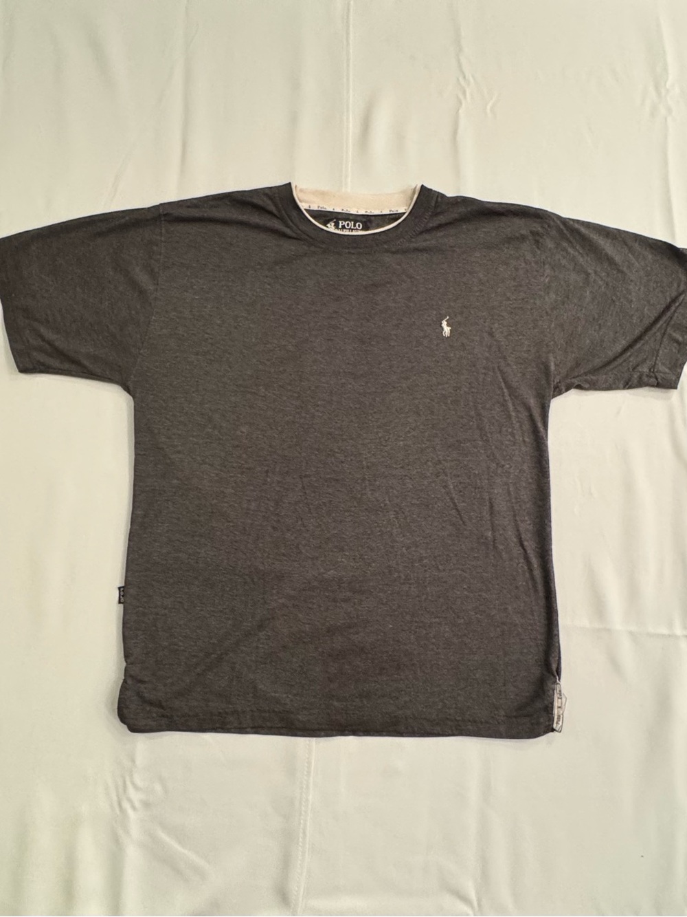 Polo by Ralph Lauren Heather Charcoal Short Sleeve Crew Tee